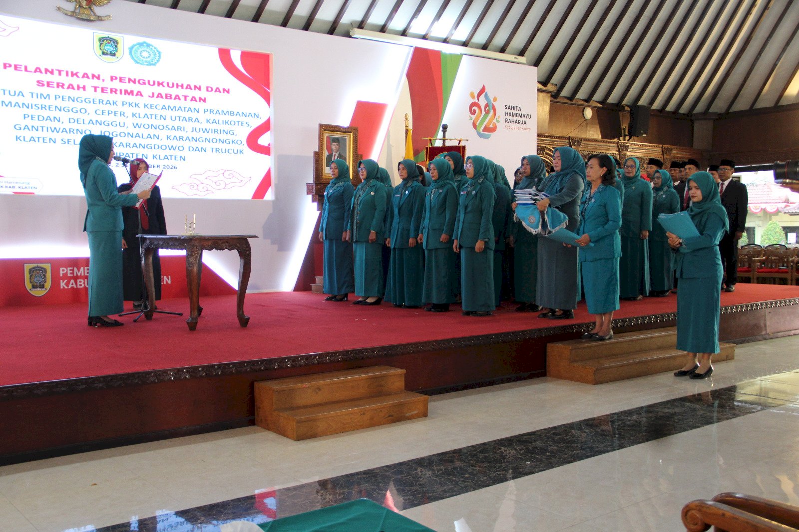 15 Ketua TP PKK Kecamatan di Klaten Resmi Dilantik, Sekaligus Dikukuhkan sebagai Bunda PAUD dan Bunda Literasi