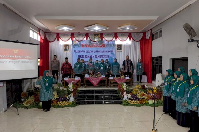 PKK Kabupaten Klaten Laksanakan Evaluasi Pelaksanaan 10 Kegiatan PKK Desa Mlese