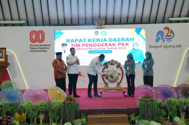 Gelar Rakerda, TP PKK Klaten Fokuskan Penurunan Angka Stunting
